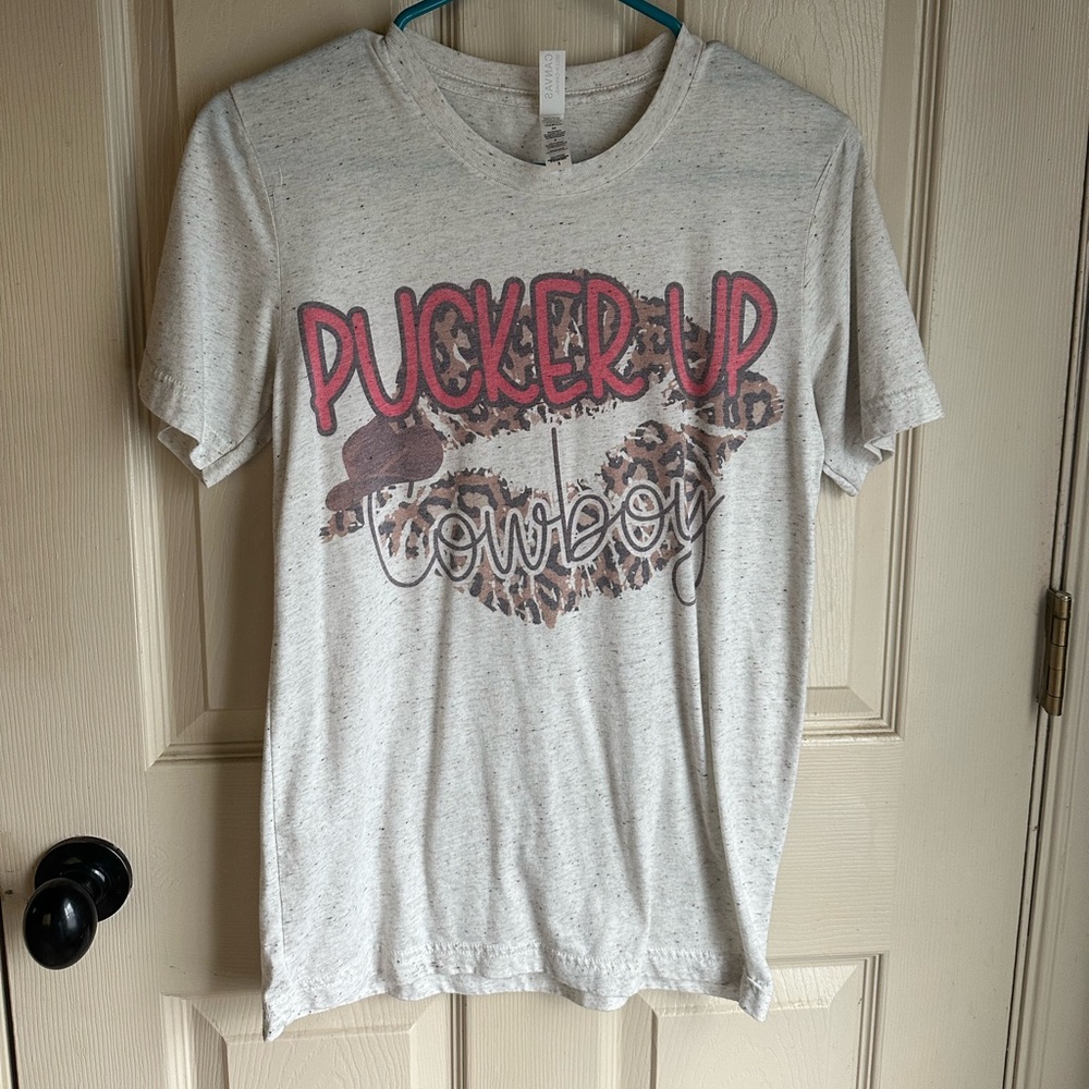 Pucker Up Cowboy Graphic T-Shirt
